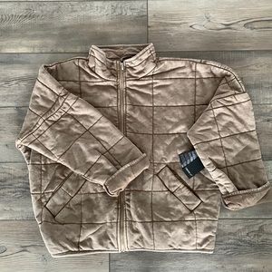 Forever 21 Quilted Zip Up Jacket